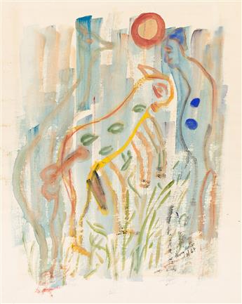 HENRY VALENTINE MILLER (1891 - 1980, AMERICAN) In the Field.                                                                                     